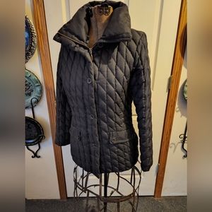 Eddie Bauer premium quality goose down women’s quilted jacket size M